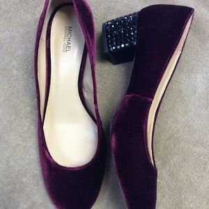Michael Kors velvet shoes 9.5 M